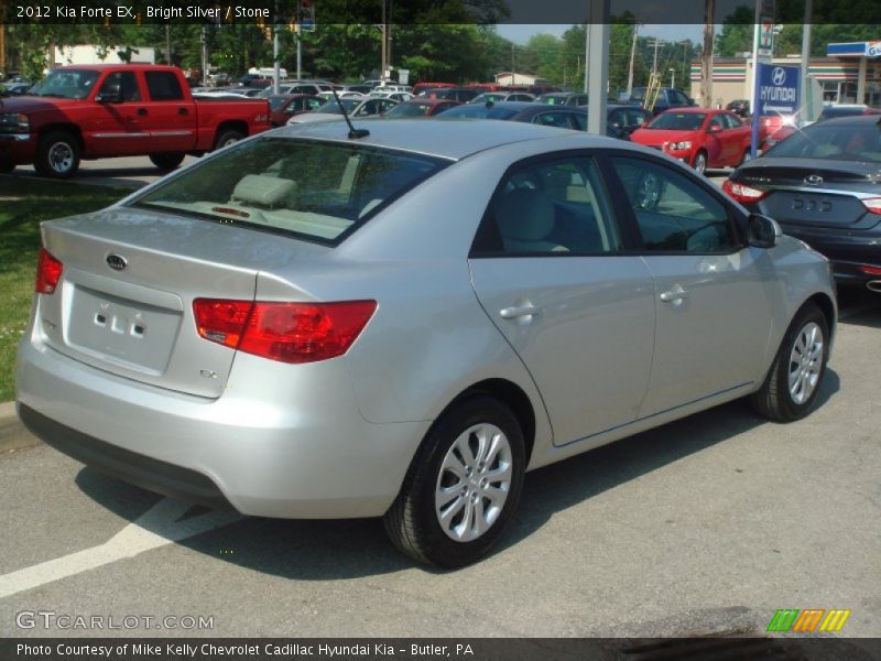 Bright Silver / Stone 2012 Kia Forte EX