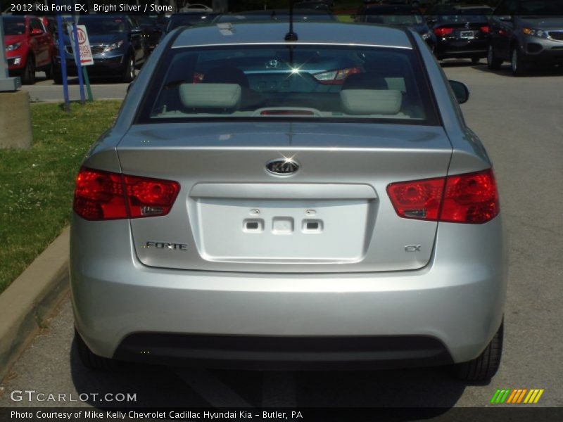 Bright Silver / Stone 2012 Kia Forte EX