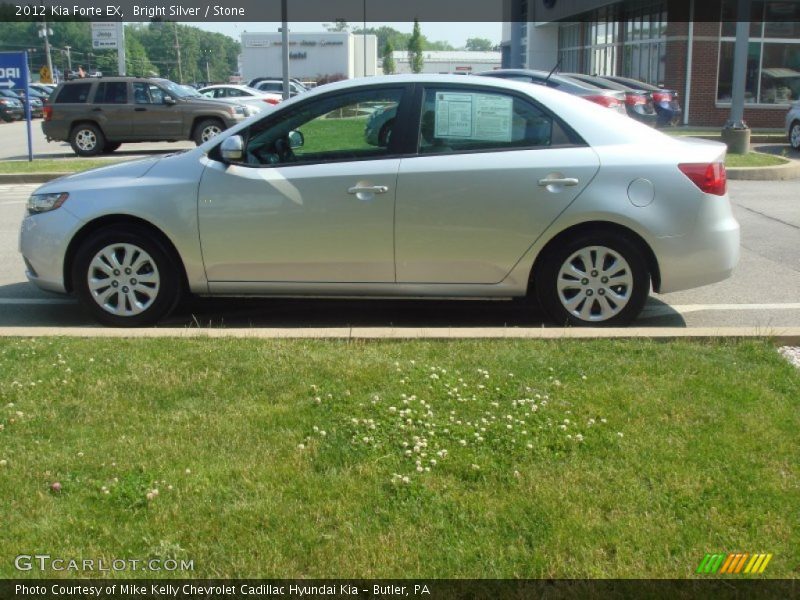 Bright Silver / Stone 2012 Kia Forte EX