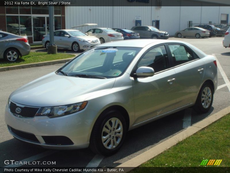 Bright Silver / Stone 2012 Kia Forte EX