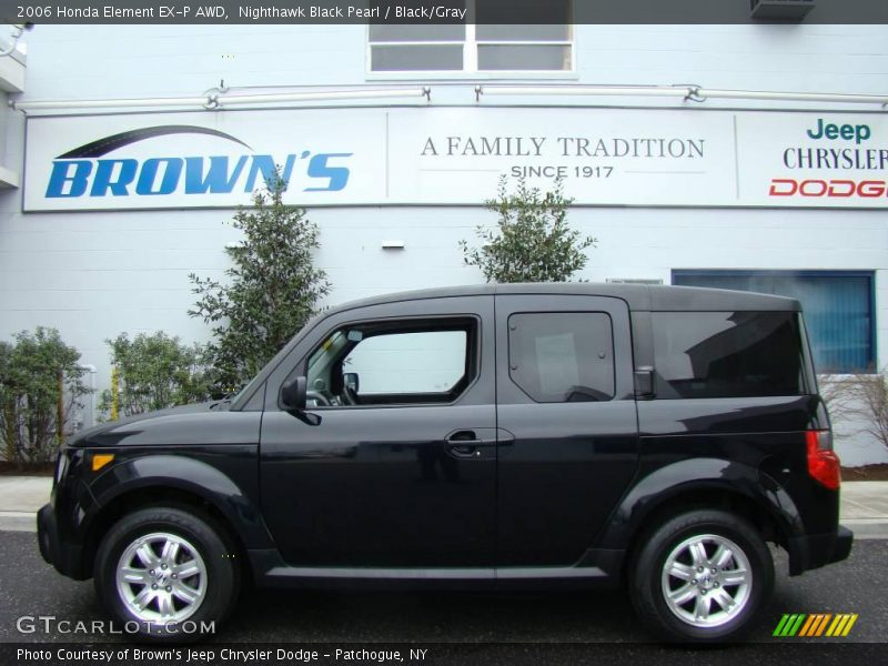 Nighthawk Black Pearl / Black/Gray 2006 Honda Element EX-P AWD