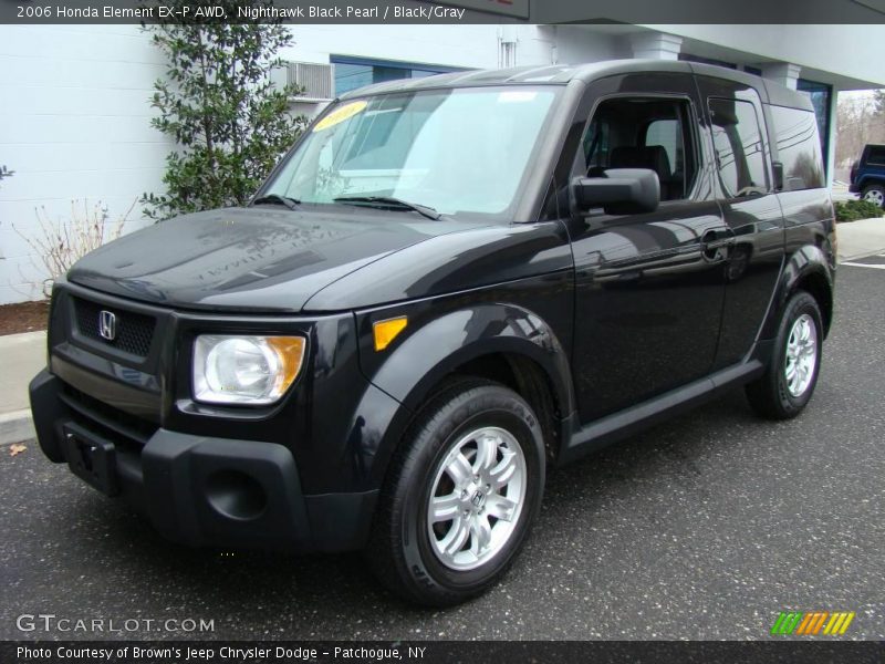 Nighthawk Black Pearl / Black/Gray 2006 Honda Element EX-P AWD