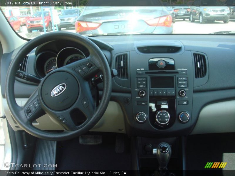 Bright Silver / Stone 2012 Kia Forte EX
