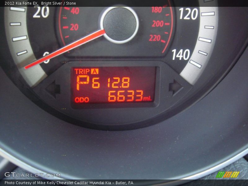 Bright Silver / Stone 2012 Kia Forte EX