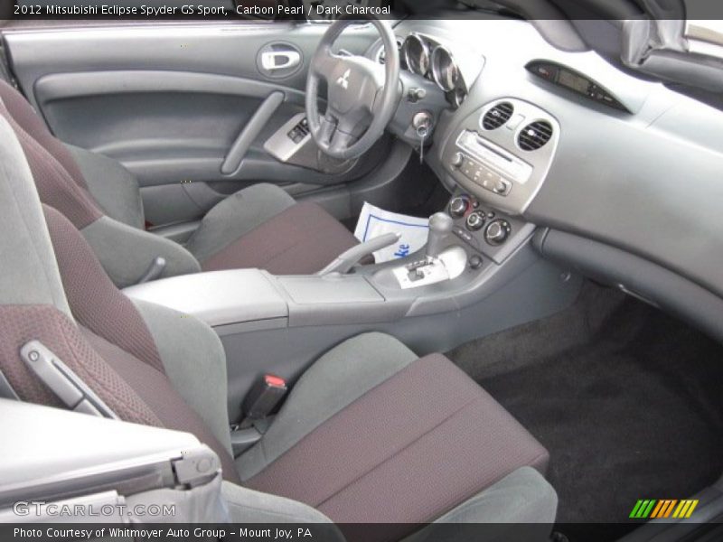  2012 Eclipse Spyder GS Sport Dark Charcoal Interior