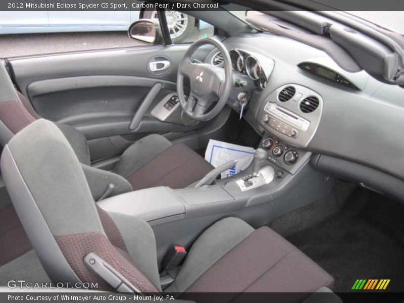  2012 Eclipse Spyder GS Sport Dark Charcoal Interior
