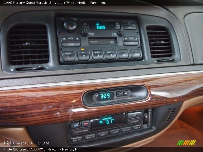 Vibrant White / Medium Parchment 1996 Mercury Grand Marquis LS