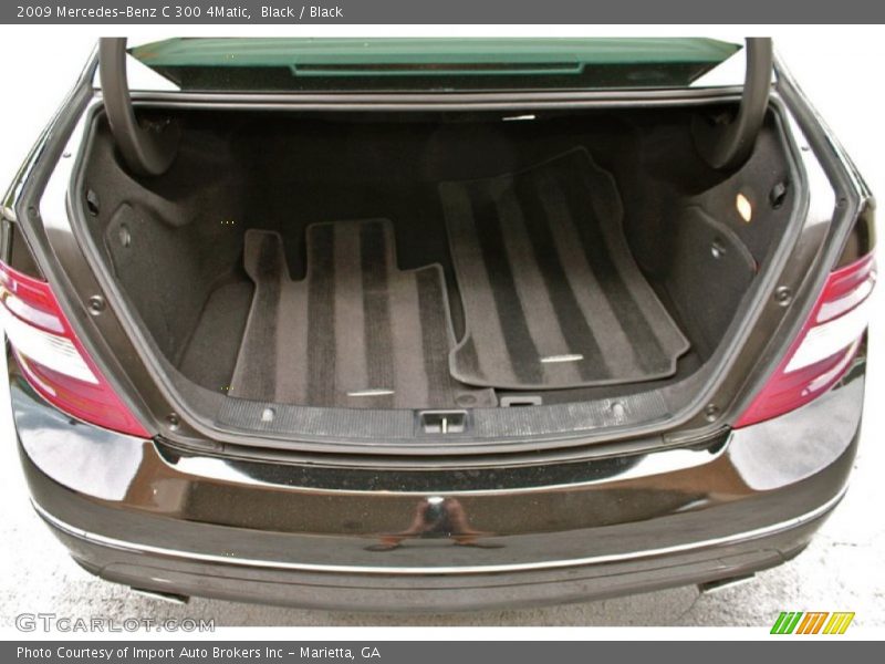 Black / Black 2009 Mercedes-Benz C 300 4Matic