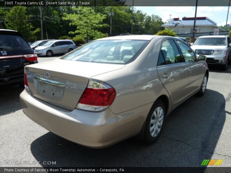 Desert Sand Mica / Taupe 2005 Toyota Camry LE