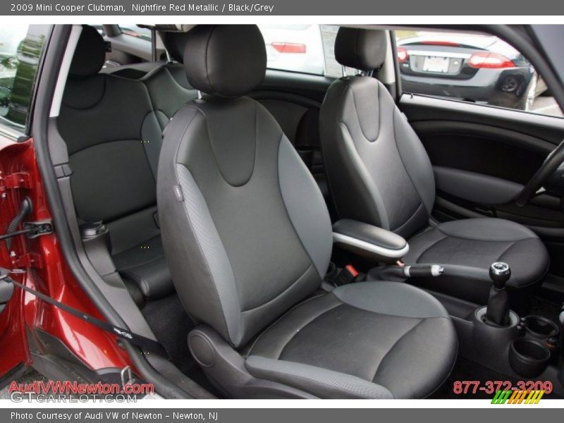 Nightfire Red Metallic / Black/Grey 2009 Mini Cooper Clubman