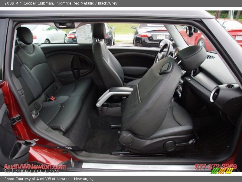 Nightfire Red Metallic / Black/Grey 2009 Mini Cooper Clubman