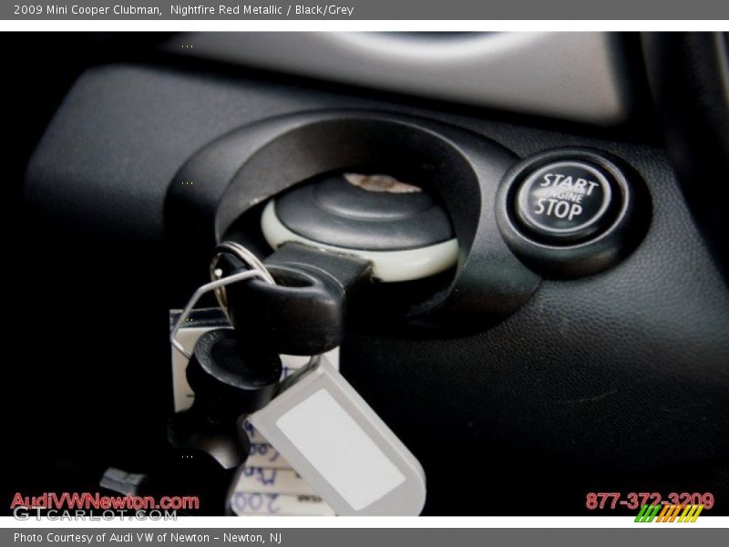 Nightfire Red Metallic / Black/Grey 2009 Mini Cooper Clubman