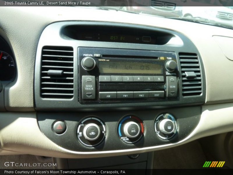 Desert Sand Mica / Taupe 2005 Toyota Camry LE