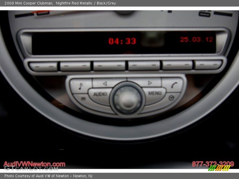 Nightfire Red Metallic / Black/Grey 2009 Mini Cooper Clubman