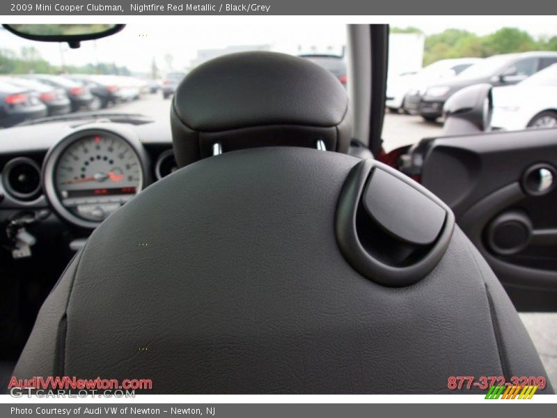 Nightfire Red Metallic / Black/Grey 2009 Mini Cooper Clubman