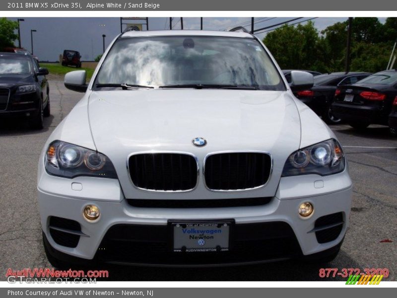 Alpine White / Sand Beige 2011 BMW X5 xDrive 35i