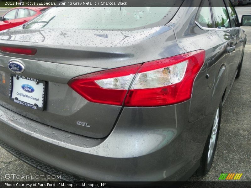 Sterling Grey Metallic / Charcoal Black 2012 Ford Focus SEL Sedan