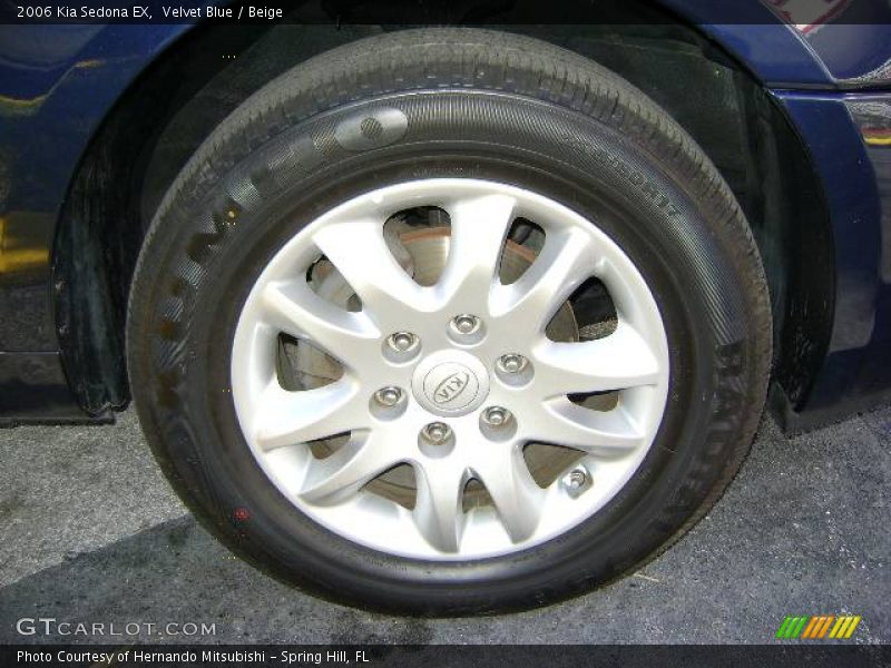 Velvet Blue / Beige 2006 Kia Sedona EX
