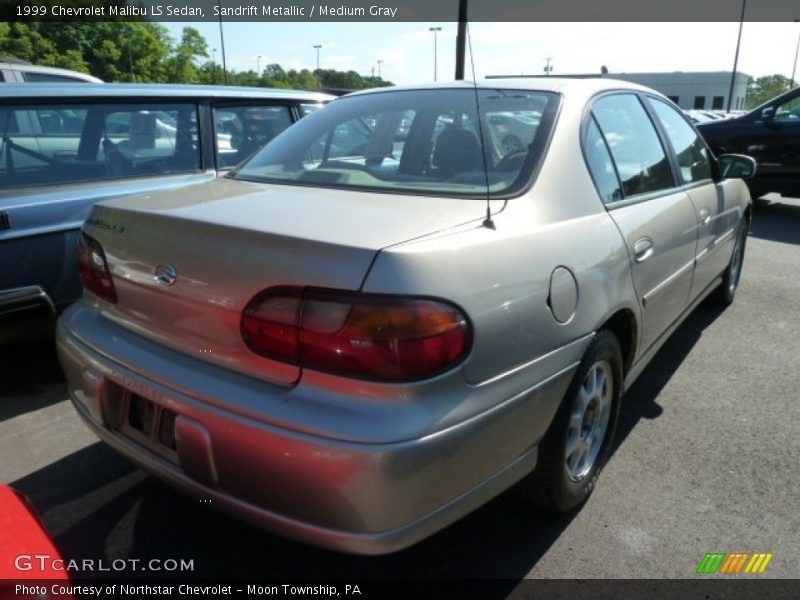 Sandrift Metallic / Medium Gray 1999 Chevrolet Malibu LS Sedan