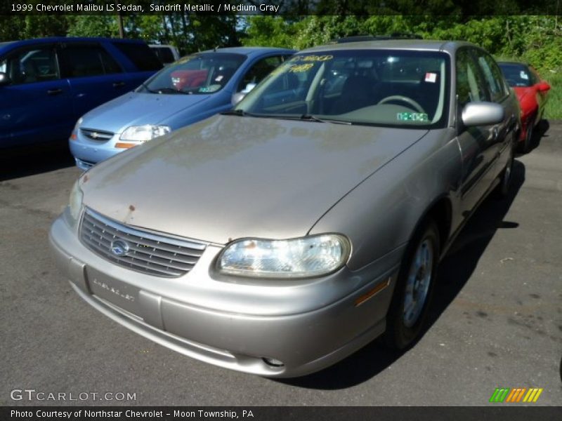 Sandrift Metallic / Medium Gray 1999 Chevrolet Malibu LS Sedan