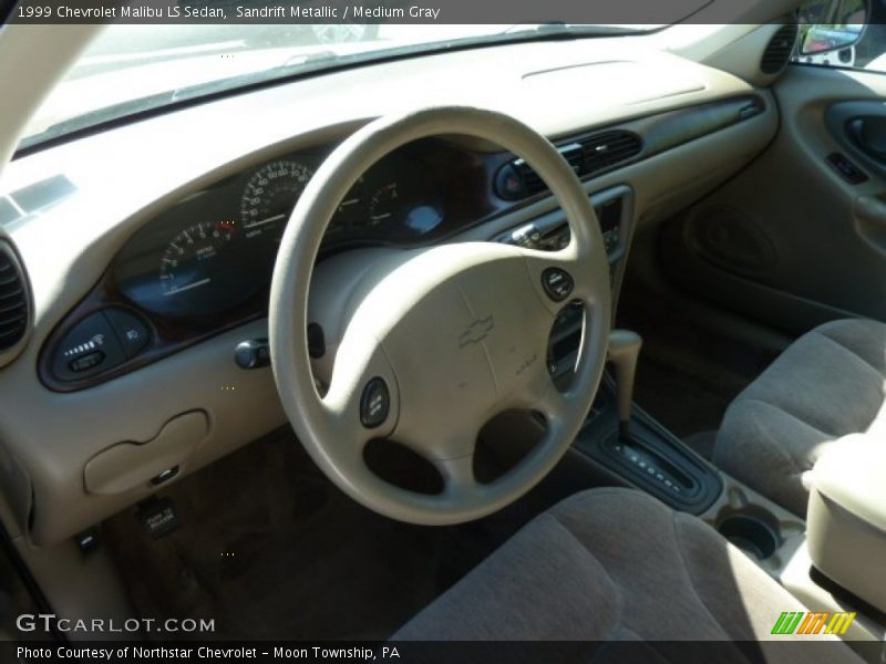 Sandrift Metallic / Medium Gray 1999 Chevrolet Malibu LS Sedan