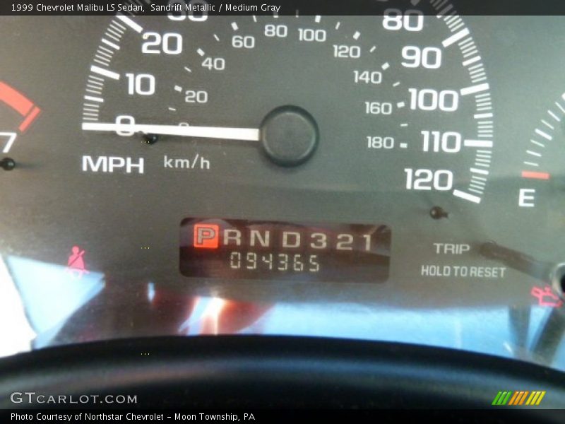 Sandrift Metallic / Medium Gray 1999 Chevrolet Malibu LS Sedan