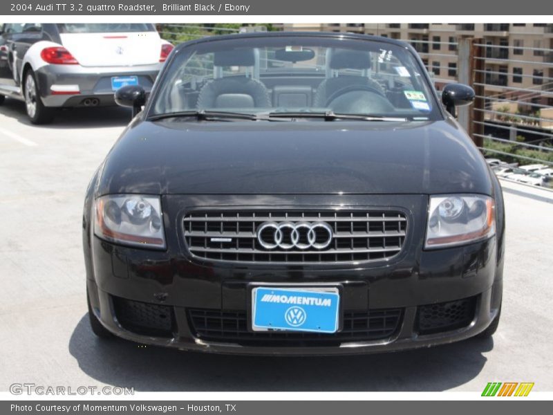 Brilliant Black / Ebony 2004 Audi TT 3.2 quattro Roadster