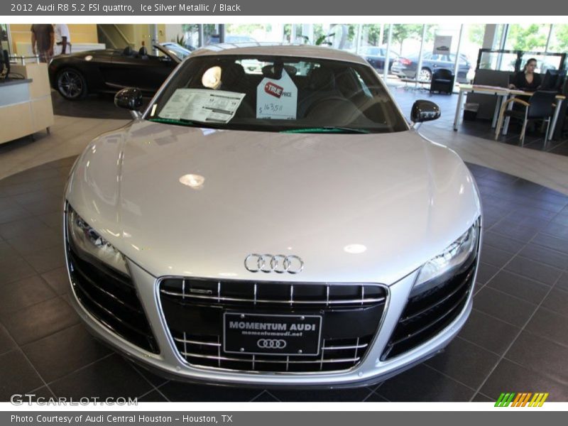 Ice Silver Metallic / Black 2012 Audi R8 5.2 FSI quattro