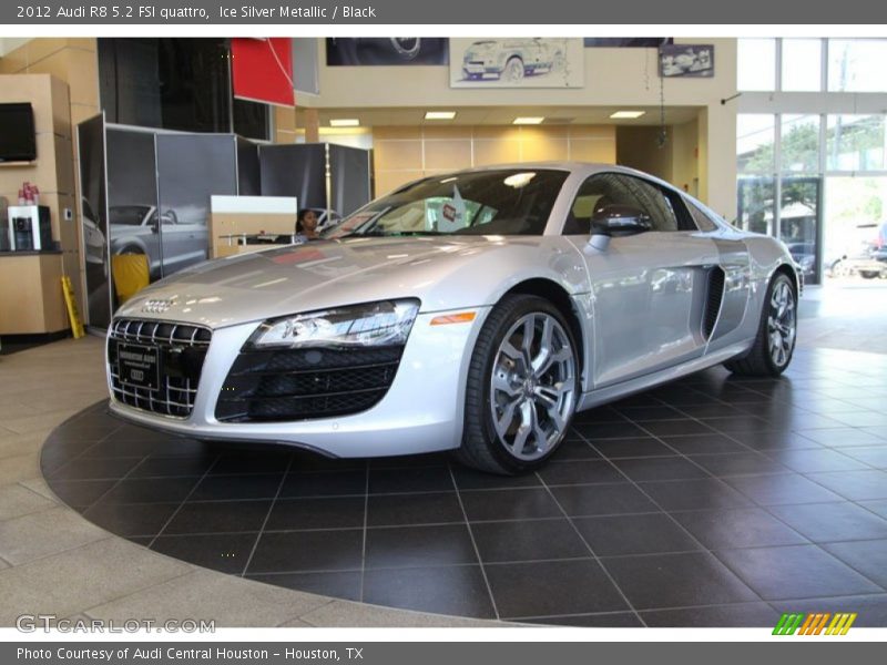 Ice Silver Metallic / Black 2012 Audi R8 5.2 FSI quattro