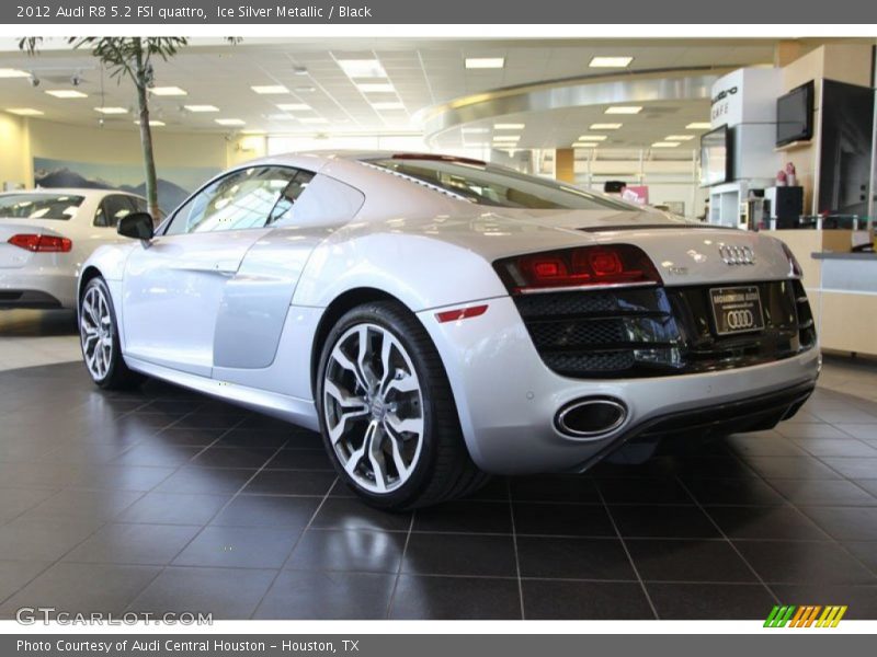 Ice Silver Metallic / Black 2012 Audi R8 5.2 FSI quattro