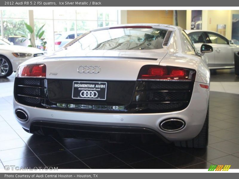 Ice Silver Metallic / Black 2012 Audi R8 5.2 FSI quattro