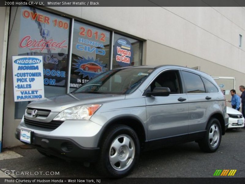 Whistler Silver Metallic / Black 2008 Honda CR-V LX