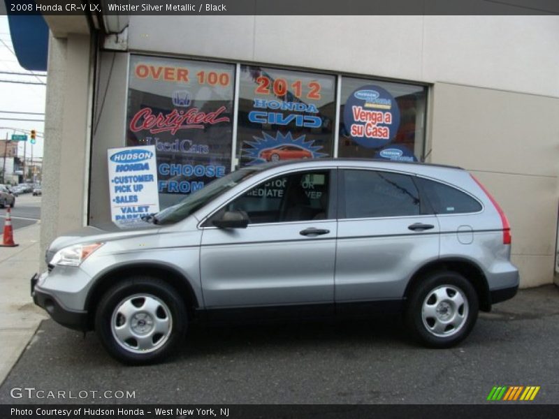 Whistler Silver Metallic / Black 2008 Honda CR-V LX