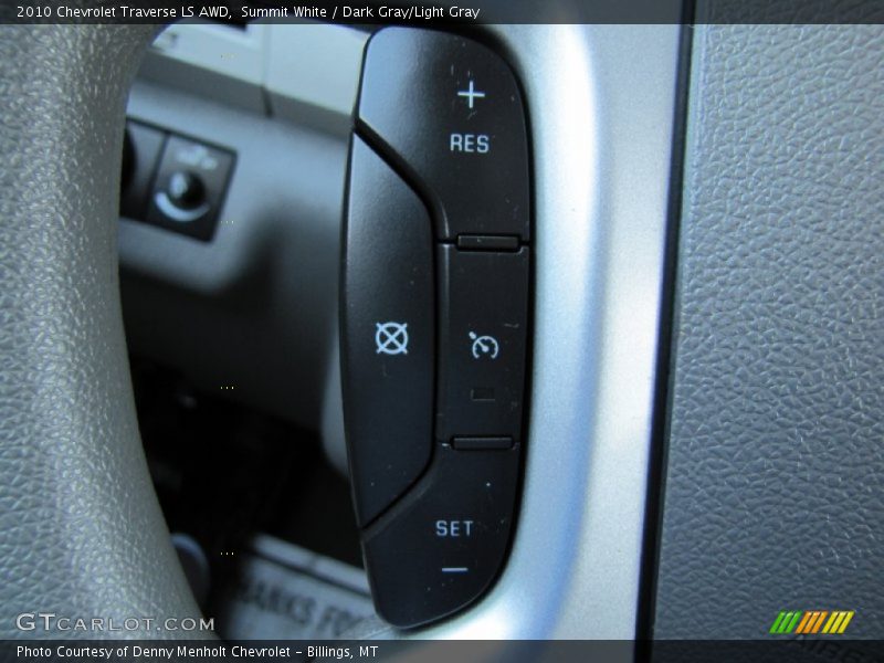 Summit White / Dark Gray/Light Gray 2010 Chevrolet Traverse LS AWD