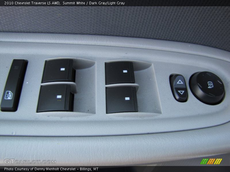 Summit White / Dark Gray/Light Gray 2010 Chevrolet Traverse LS AWD