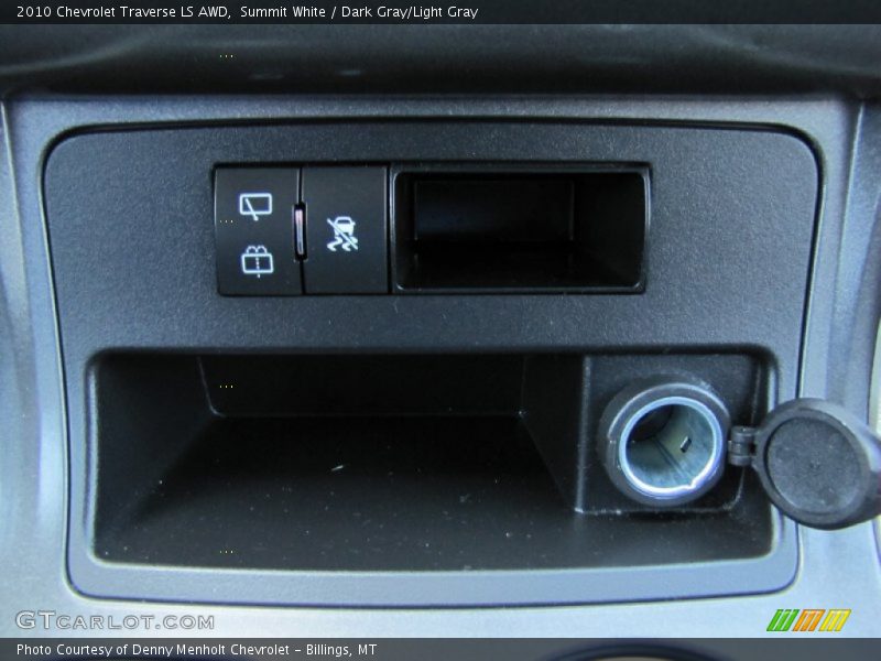 Summit White / Dark Gray/Light Gray 2010 Chevrolet Traverse LS AWD