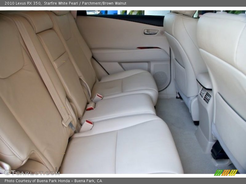 Starfire White Pearl / Parchment/Brown Walnut 2010 Lexus RX 350