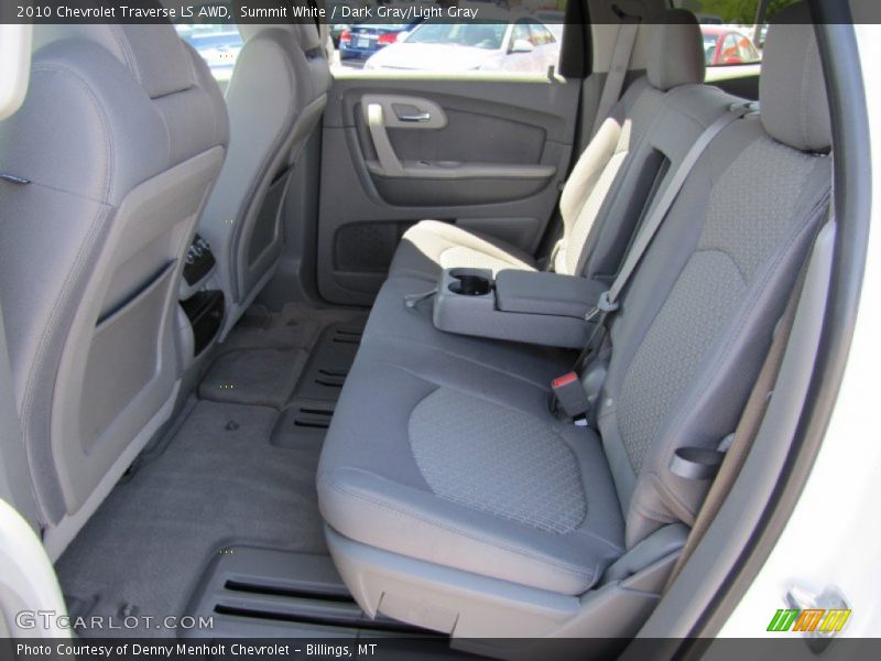 Summit White / Dark Gray/Light Gray 2010 Chevrolet Traverse LS AWD