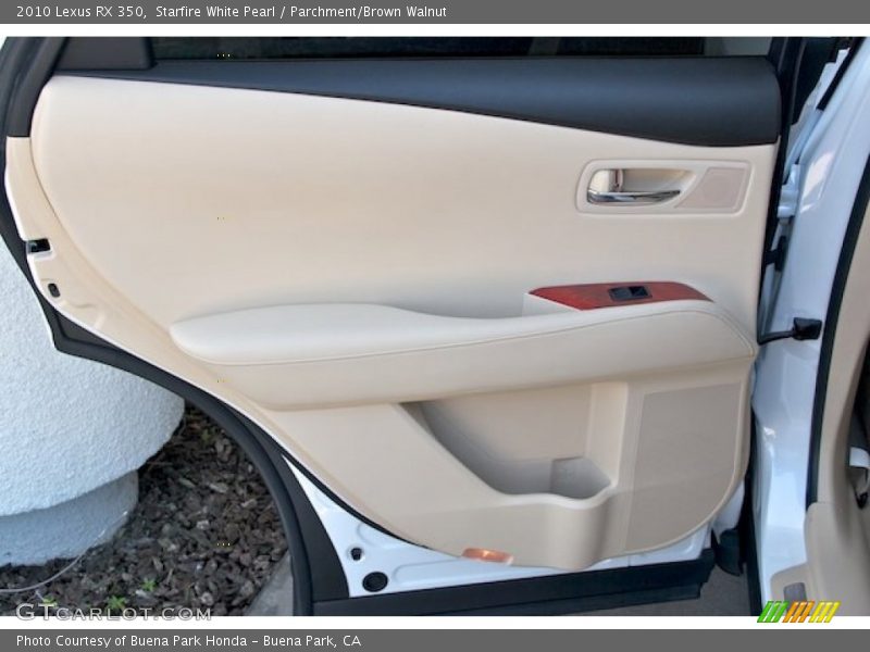 Starfire White Pearl / Parchment/Brown Walnut 2010 Lexus RX 350
