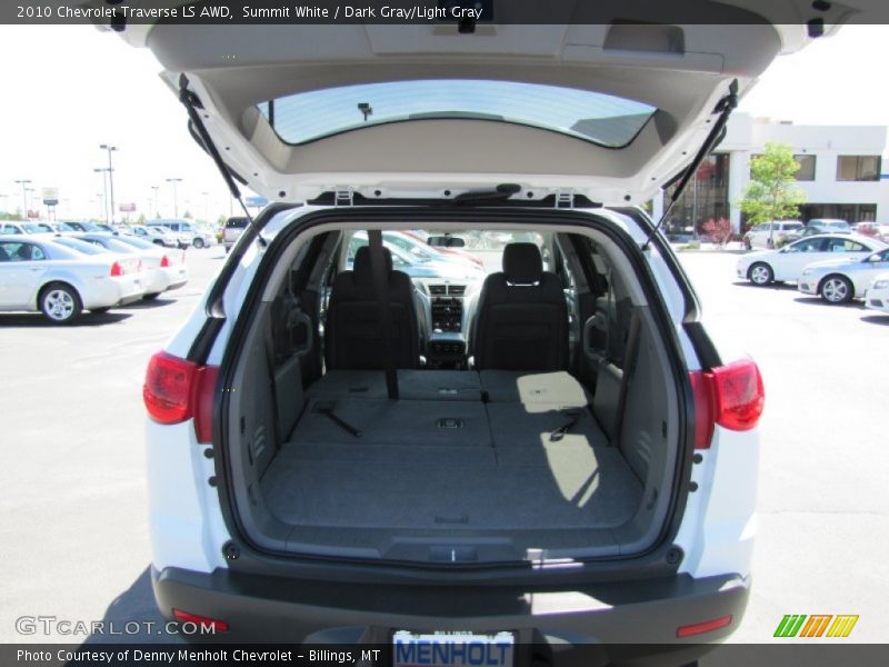 Summit White / Dark Gray/Light Gray 2010 Chevrolet Traverse LS AWD