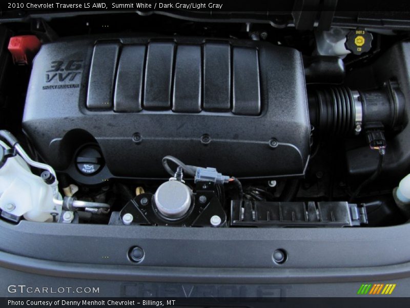 Summit White / Dark Gray/Light Gray 2010 Chevrolet Traverse LS AWD