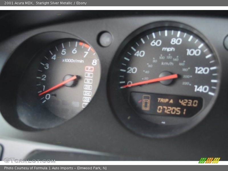 Starlight Silver Metallic / Ebony 2001 Acura MDX