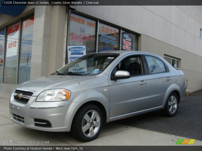 Cosmic Silver Metallic / Charcoal 2008 Chevrolet Aveo LS Sedan