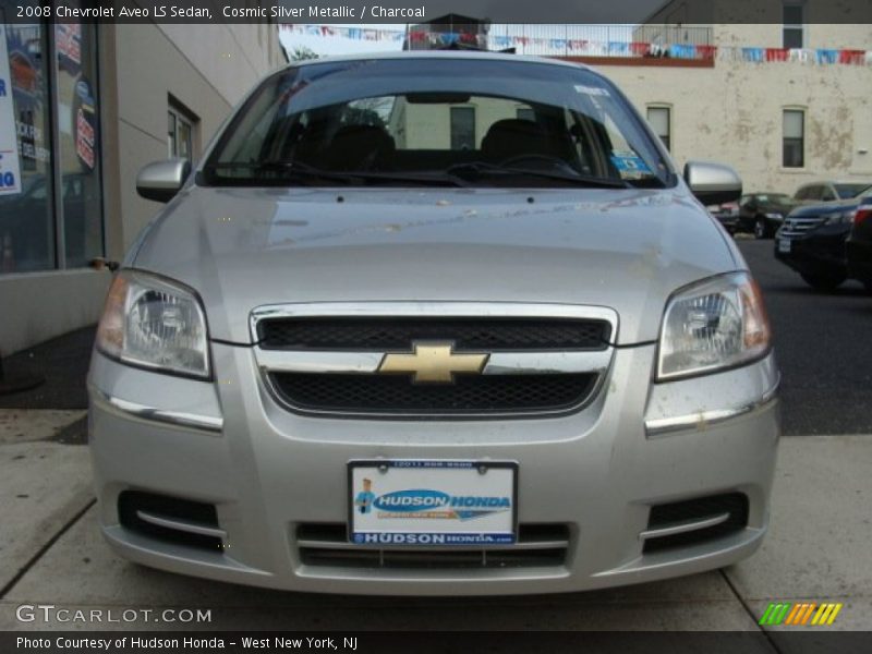 Cosmic Silver Metallic / Charcoal 2008 Chevrolet Aveo LS Sedan