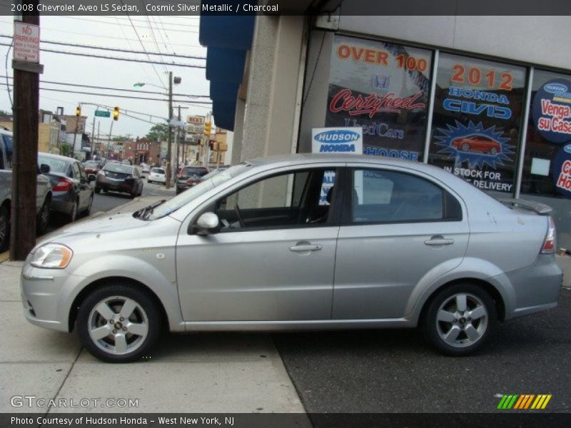 Cosmic Silver Metallic / Charcoal 2008 Chevrolet Aveo LS Sedan