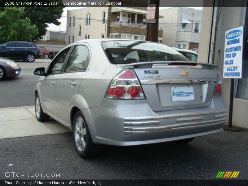 Cosmic Silver Metallic / Charcoal 2008 Chevrolet Aveo LS Sedan