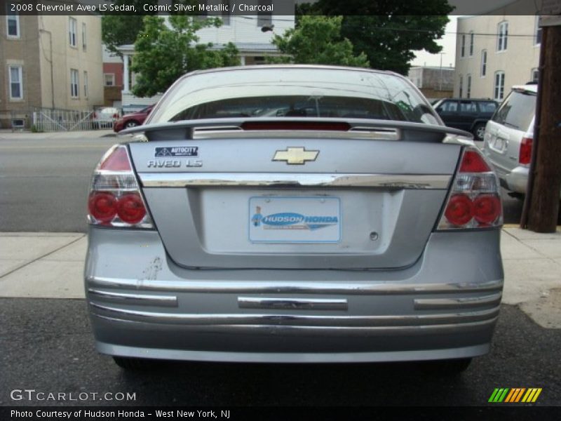 Cosmic Silver Metallic / Charcoal 2008 Chevrolet Aveo LS Sedan