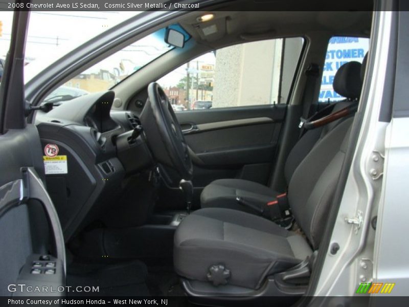 Cosmic Silver Metallic / Charcoal 2008 Chevrolet Aveo LS Sedan