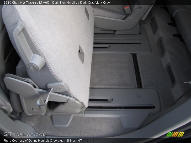Dark Blue Metallic / Dark Gray/Light Gray 2010 Chevrolet Traverse LS AWD