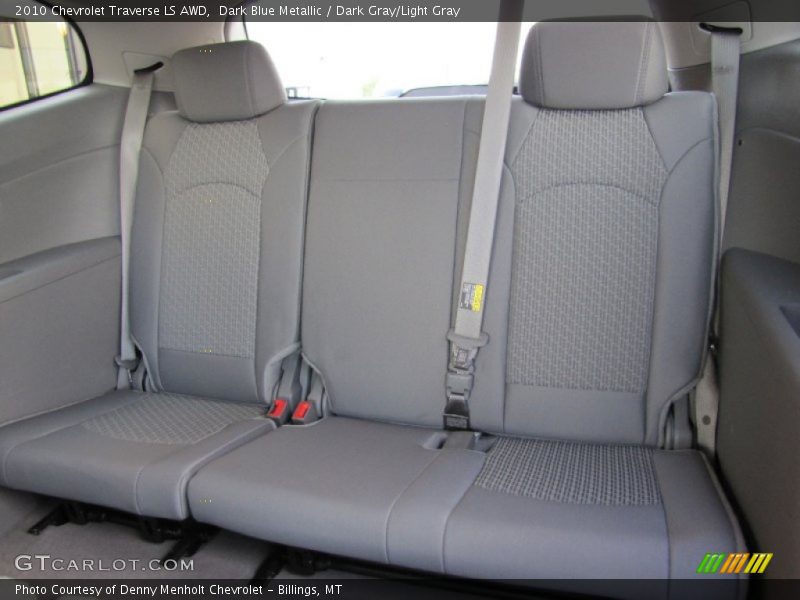 Dark Blue Metallic / Dark Gray/Light Gray 2010 Chevrolet Traverse LS AWD